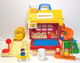 Complete Your School #2550 Vintage Fisher Price Little People Set – Replacement Accessories & Figures Sold Individually