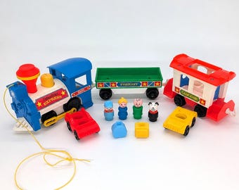 Complete Your Express Train #2581 Vintage Fisher Price Little People Set – Accessories & Figures Sold Individually