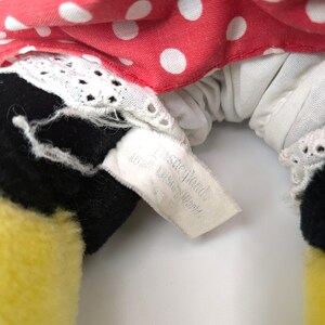 Vintage Disneyland Walt Disney World Minnie Mouse 14" Plush Doll Toy