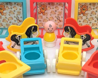 Fisher-Price Vintage Nursery Set 761 - Rose - NEUF NRFB (Never Removed From Box)