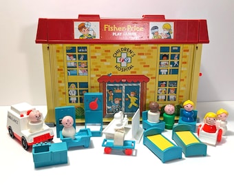 Complete Your Children's Hospital #931 Vintage Fisher Price Little People Set - Replacement Figures & Pieces Sold Individually