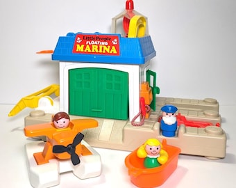 Complete Your Floating Marina #2582 Vintage Fisher Price Little People Set by Piece – Sold Individually