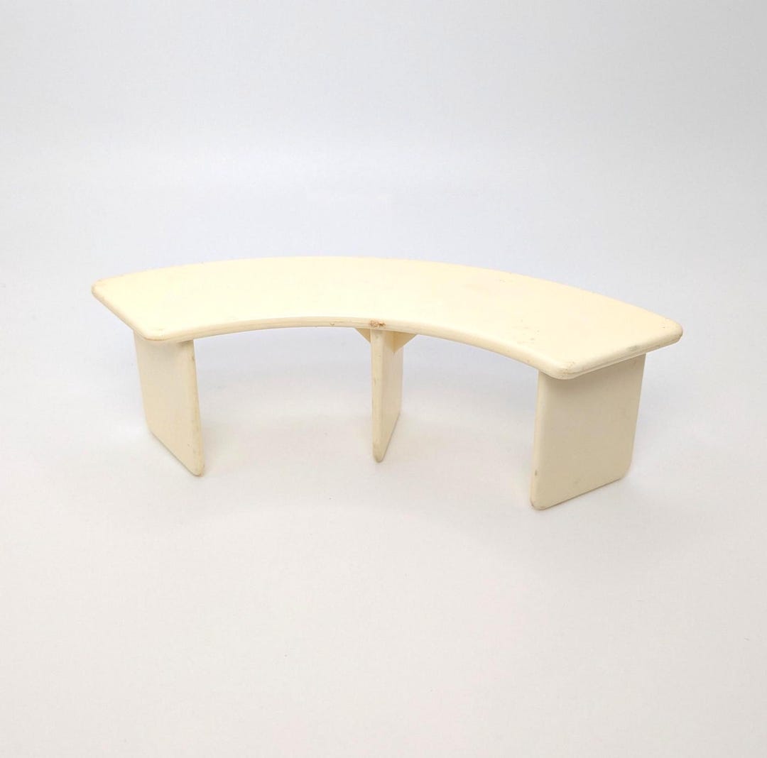Vintage Remco Mcdonaldland Playset White Bench | HTF Vintage Toy Play ...