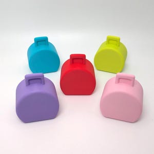 Suitcase 3D Printed Customs – Special Edition Colors – New Colors for Toy Collectors | Hat Box Luggage for Vintage Airport Plane Set