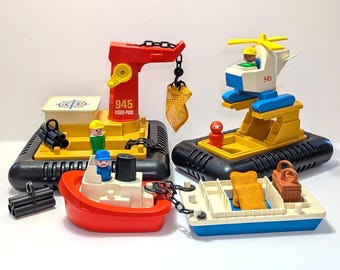 Complete Your Offshore Cargo Base #945 Vintage Fisher Price Little People Set - Replacement Figures & Pieces Sold Individually