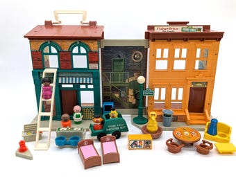 Complete Your Sesame Street #938 Vintage Fisher Price Little People Set – Replacement Accessories & Figures Sold Individually