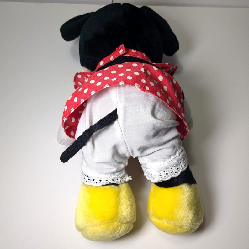 Vintage Disneyland Walt Disney World Minnie Mouse 14" Plush Doll Toy