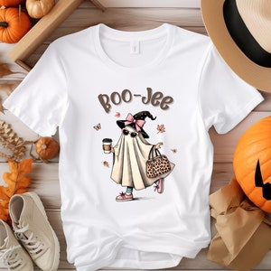 Cute Boo-jee Ghost Halloween png| Boo jee Ghost png | Cute ghost png | Funny Halloween png | Halloween Gift | Fall T-shirt png |