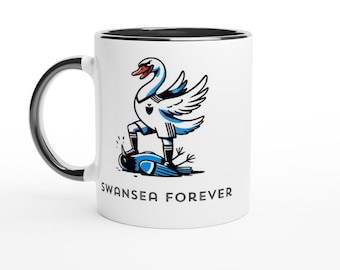 SWANSEA CITY AFC inspirierter Fußball Becher Anhänger Fan Geschenkideen 'Wichtelmann' Schwäne