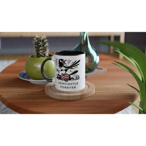 NEWCASTLE UNITED FC inspirierte Fußball Tasse Fan Geschenkideen 'secret Santa' Magpies Geordies St James' Park Bild 6