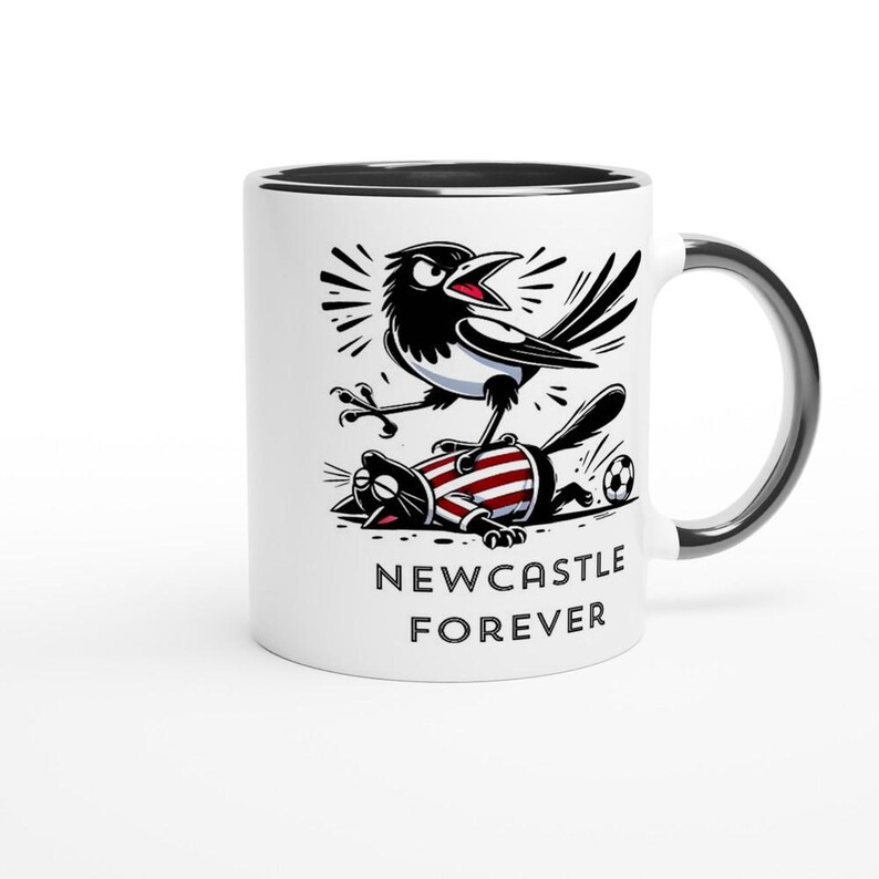 NEWCASTLE UNITED FC inspirierte Fußball Tasse Fan Geschenkideen 'secret Santa' Magpies Geordies St James' Park Bild 5