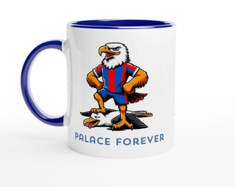 CRYSTAL PALACE FC inspired football fan supporter mug ‘Secret Santa’ gift ideas Eagles Selhurst Park