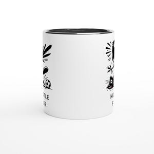 NEWCASTLE UNITED FC inspirierte Fußball Tasse Fan Geschenkideen 'secret Santa' Magpies Geordies St James' Park Bild 2
