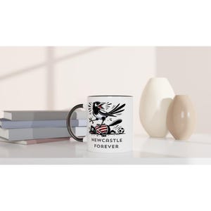 NEWCASTLE UNITED FC inspirierte Fußball Tasse Fan Geschenkideen 'secret Santa' Magpies Geordies St James' Park Bild 4