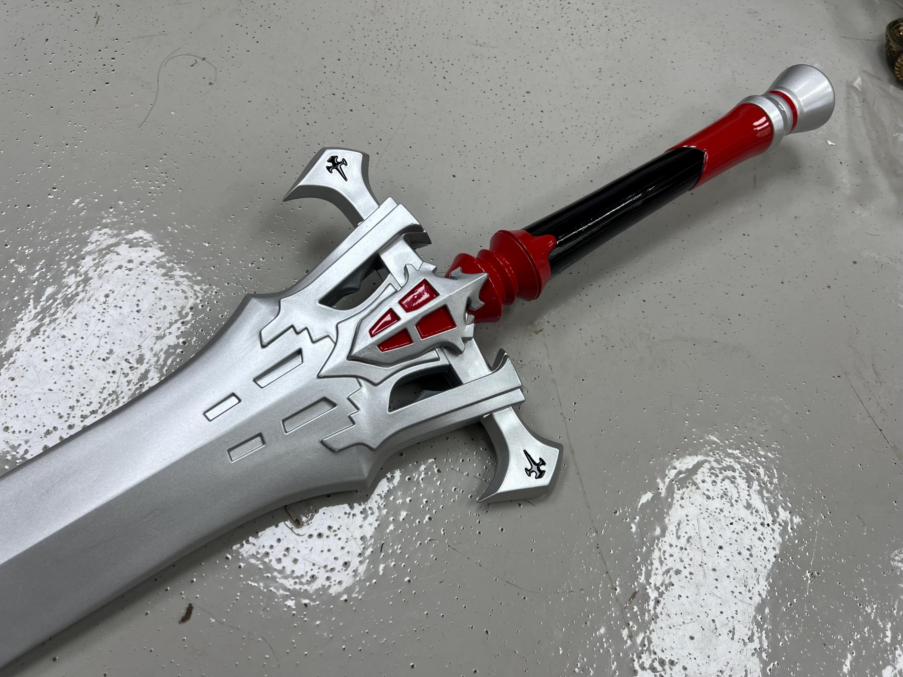 ファイナルファンタジーVII XVI FF7 FF16 スチールPUソードカタナ