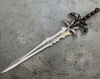 フロストモーン リッチキング 金属製 模造刀 西洋剣 美術品 コスプレ WOW フロストモーンソード コスプレ リッチキング 鋼鉄金属武器 - Etsy