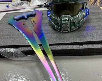 Halo Energy Blade Sword Helmet Mass Effect Metroid Alien cosplay mask