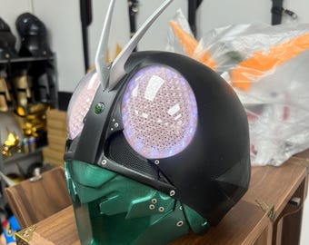3Dプリント 仮面ライダー2023 V1 コスプレ LEDヘルメットマスク - Etsy