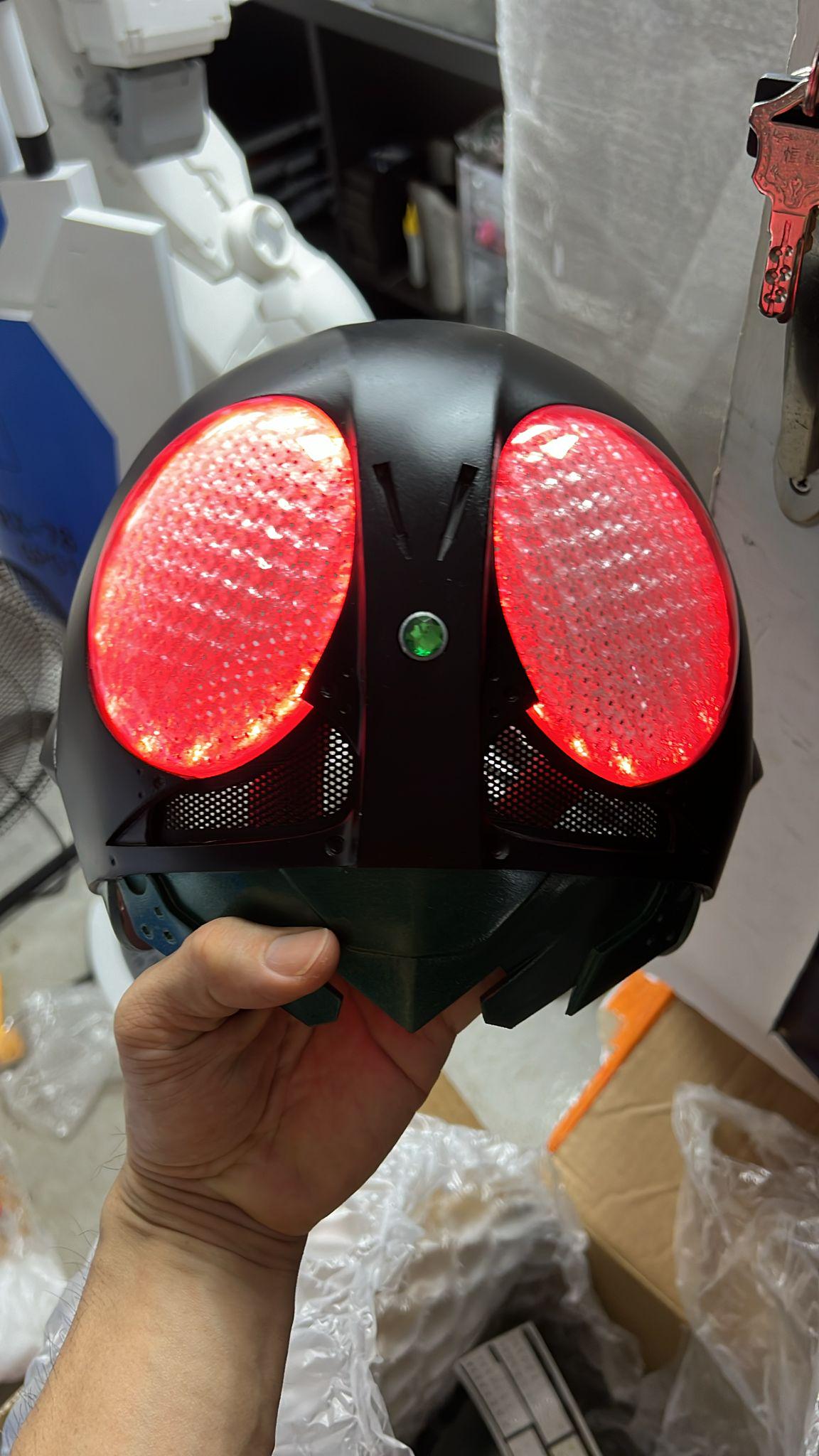 3Dプリント 仮面ライダー2023 V1 コスプレ LEDヘルメットマスク - Etsy