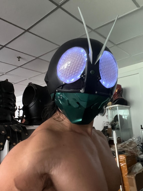 3Dプリント 仮面ライダー2023 V1 コスプレ LEDヘルメットマスク - Etsy