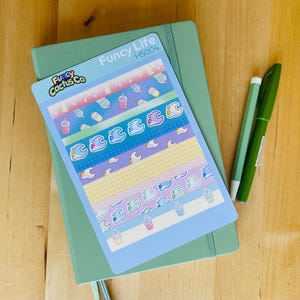 Sticker decorativo para agenda bullet journal pegatina decorativa cactus decoración Hobonichi Happy Planner Stalogy Leuchtrum 1917