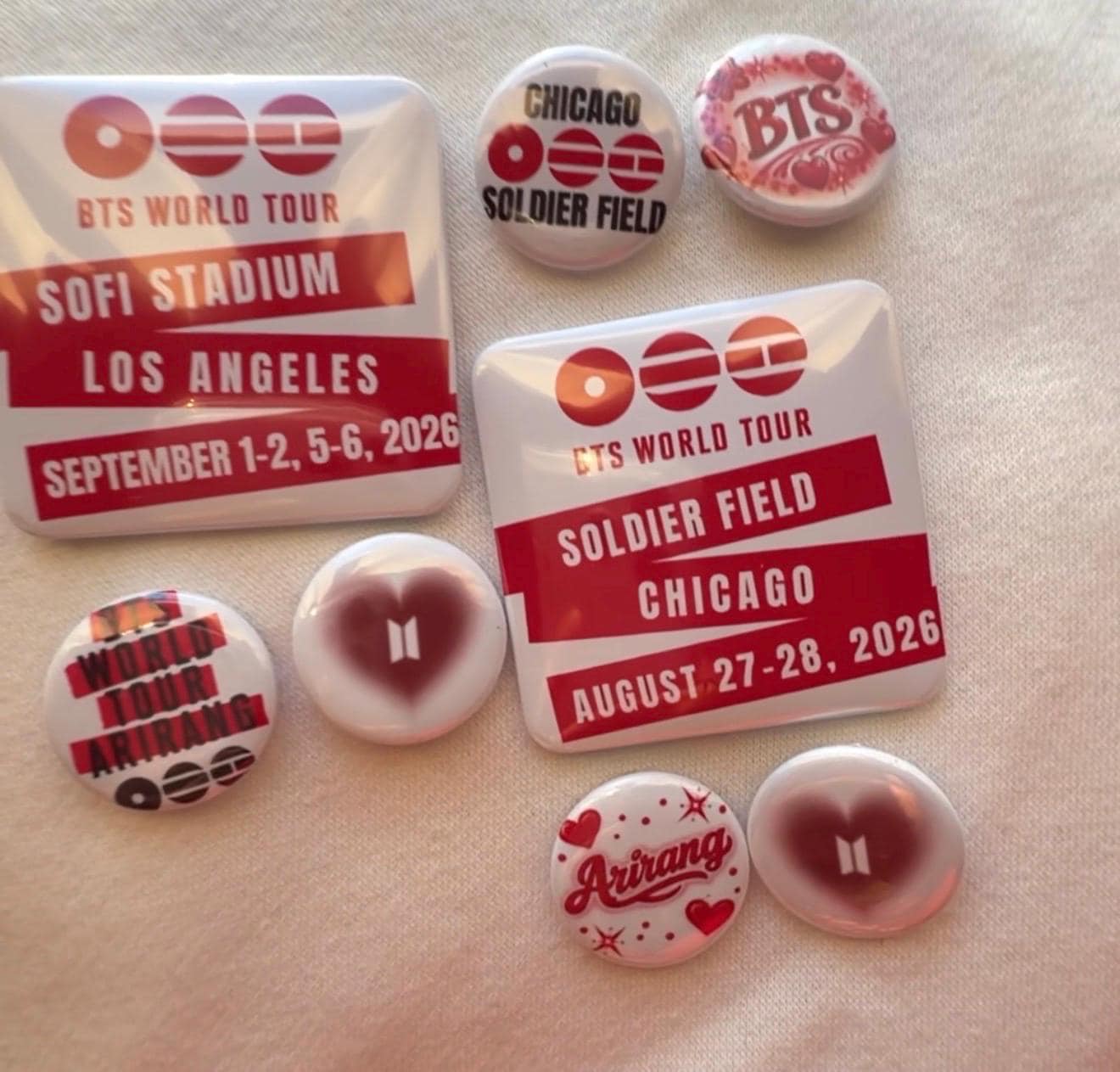 BTS Arirang Tour Magnets - Etsy Norway