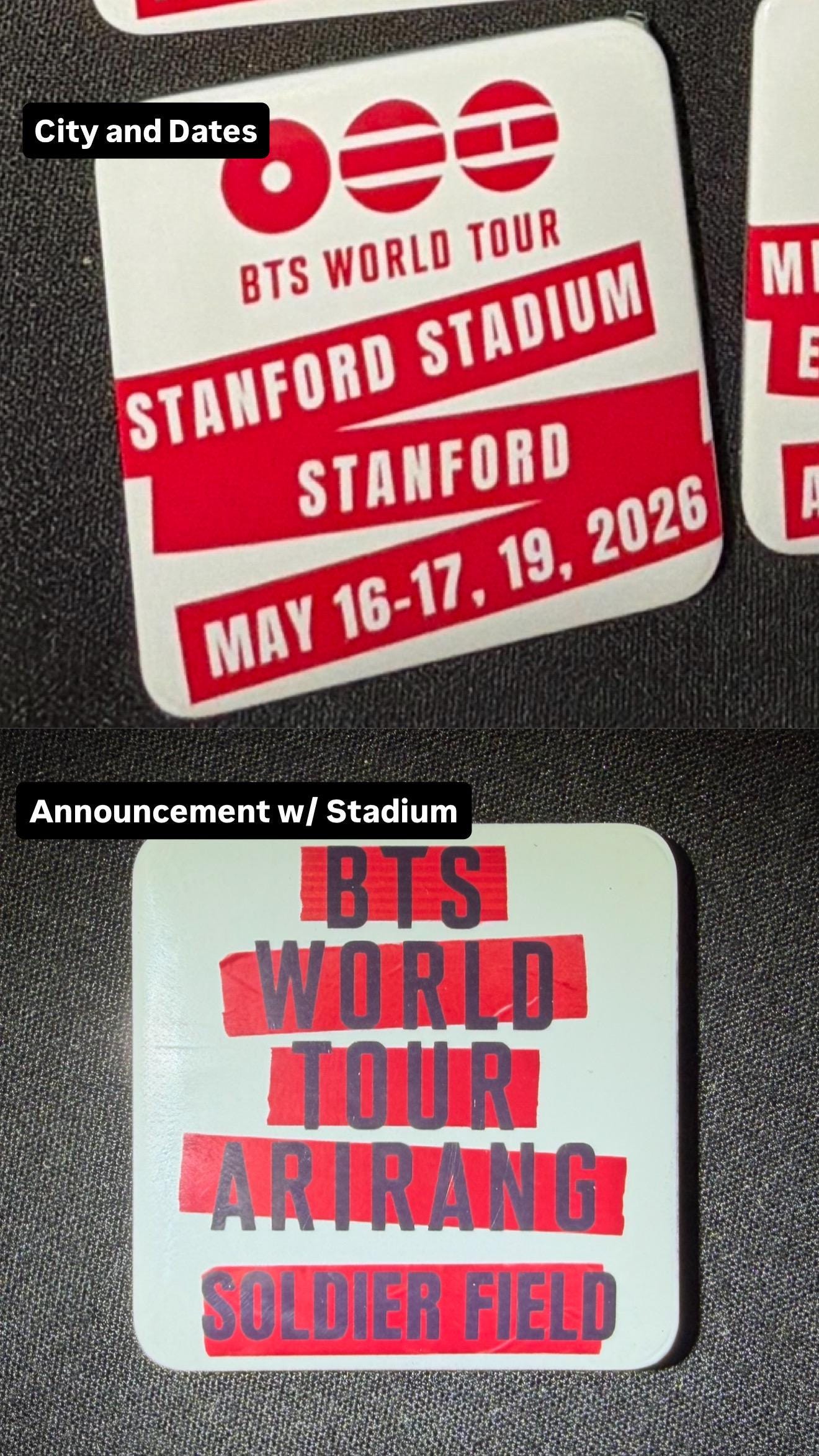 BTS Arirang Tour Magnets - Etsy