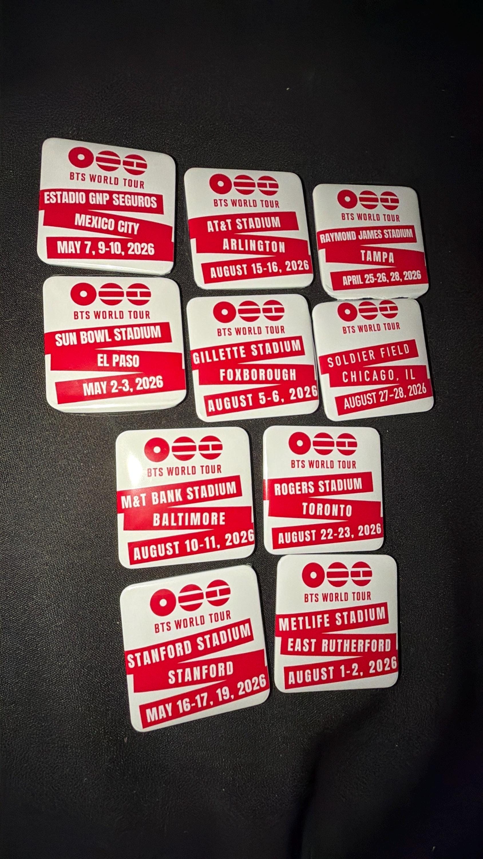 BTS グク ARIRANGライブ スクエアマグネットC BTS Arirang Tour Magnets - Etsy