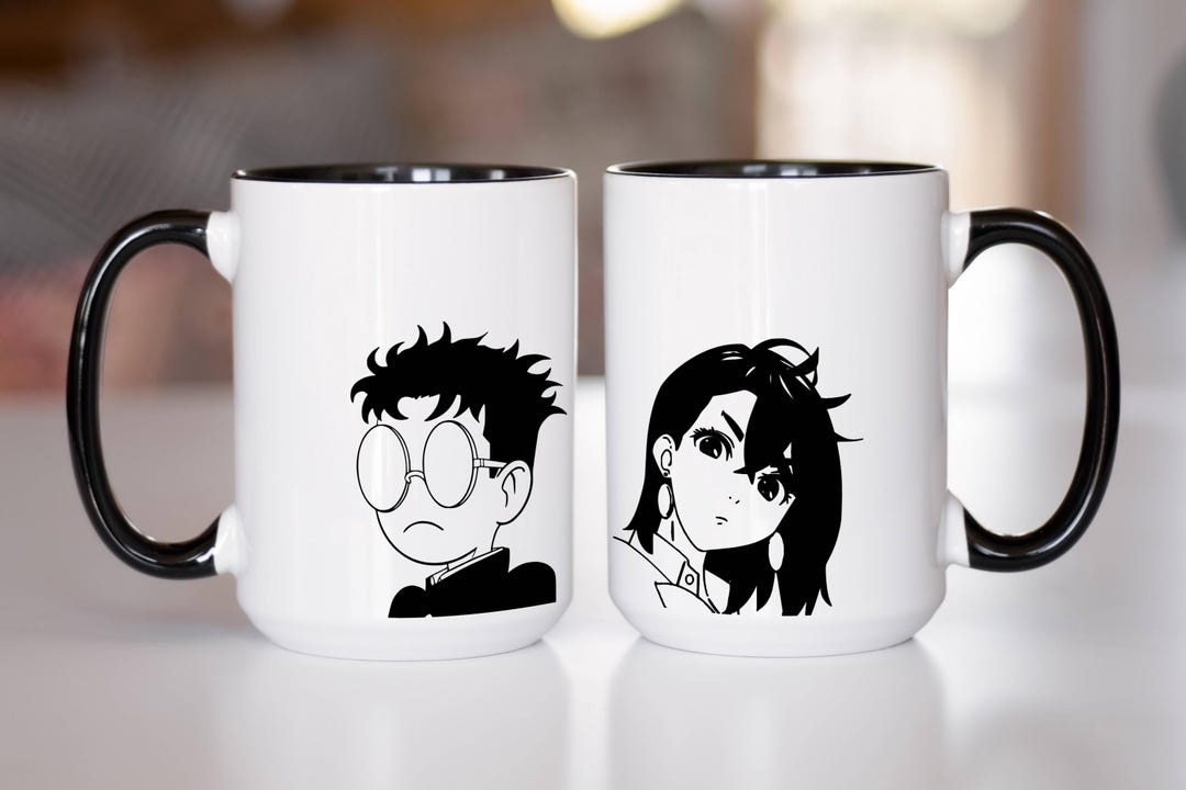 Anime Couple Mug • Valentine's Day Gift for Anime Lovers • Anime ...
