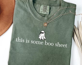 This Is Some Boo Sheet Shirt • Funny Halloween Ghost Shirt • Sarcastic Halloween Shirt • Halloween Sweatshirt 2025 • Spooky Fall Tee