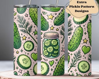 Envoltório de copo de picles | Envoltório de copo fino de 20 oz | Envoltório de copo de picles Drive | copo de picles png, amante de picles, copo de picles, picles png