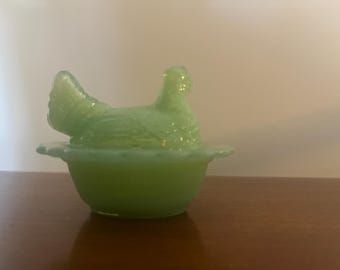Jadeite Rooster Dish