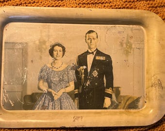 Queen Elizabeth & Prince Philip Tray