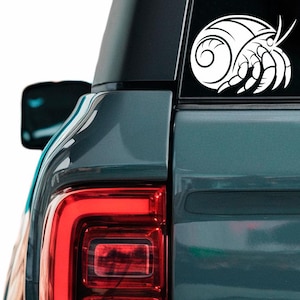 Hermit Crab Decal: Waterproof Vinyl Sticker for Car, Laptop, Tumbler