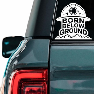 Coal Miner Decal: Mining Pride Vinyl Sticker