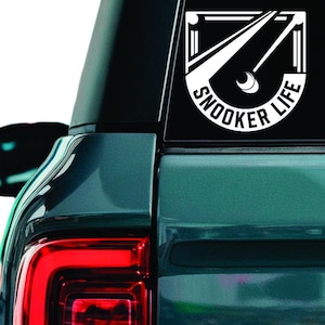 Snooker life decal, Snooker player sticker, Cue sport decal, Billiard sticker, car window sticker