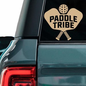 Pickleball Dad Vinyl Decal: Car Window Sticker