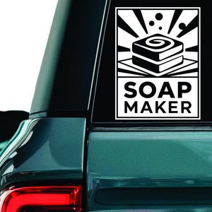Soap Maker Vinyl Decal: Laptop, Car, Tumbler Sticker