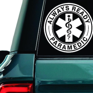 Paramedic Decal: First Responder EMT Car Sticker