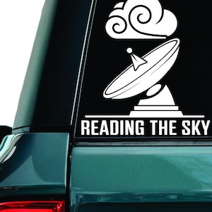Meteorologist Vinyl Decal: Weather Forecaster Laptop Sticker