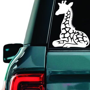 Baby Giraffe Decal: Safari Animal Vinyl Sticker