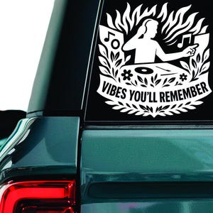 Event DJ decal, Wedding DJ sticker, Professional sound tech laptop decal, Mobile DJ sticker, Sound technician sticker