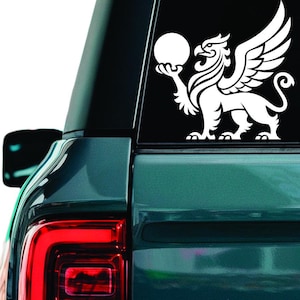 Calcomanía de grifo: Pegatina de grifo de fantasía para coche, portátil y ventana