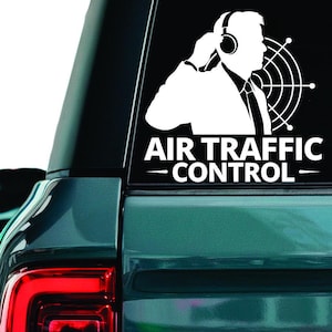 Air Traffic Control Decal: ATC Tower Controller Vinyl Sticker