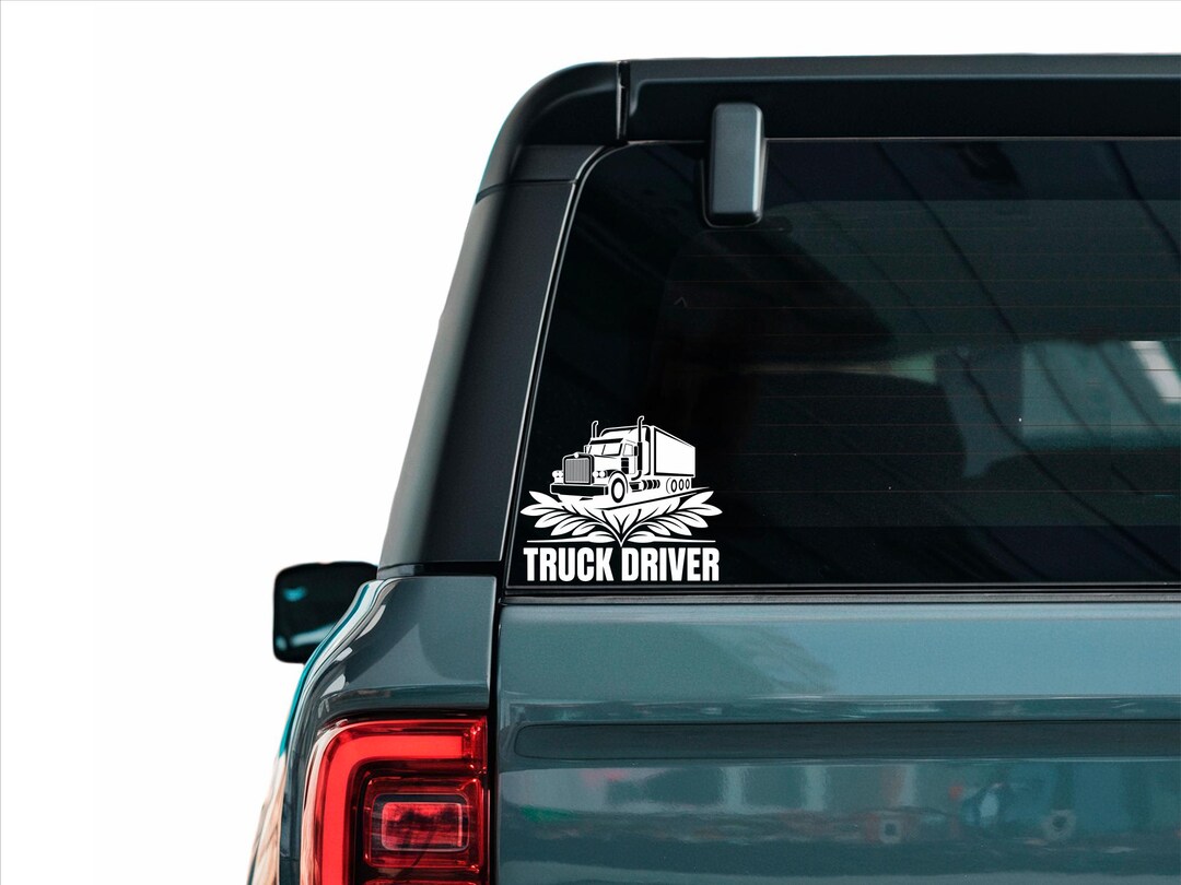 Truck Driver Vinyl Decal – Trucker Sticker for Semi Truck Life and Road ...