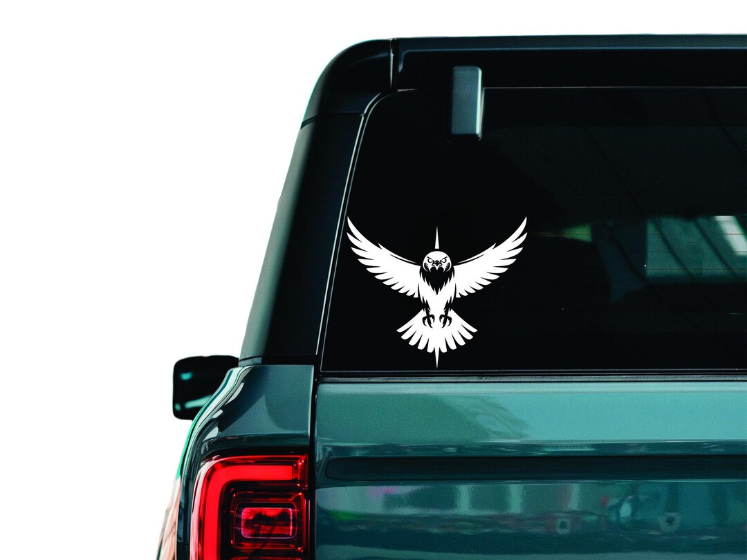 Falcon Decal: Vinyl Bird of Prey Sticker for Laptop, Car, Window - Etsy