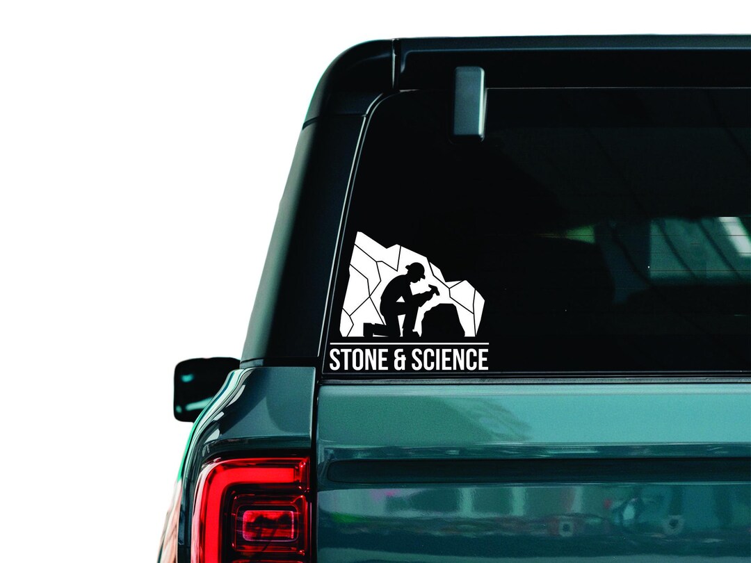 Geolog Sticker Earth Scientist Decal: Geology Sticker, Car Window, Laptop - Etsy