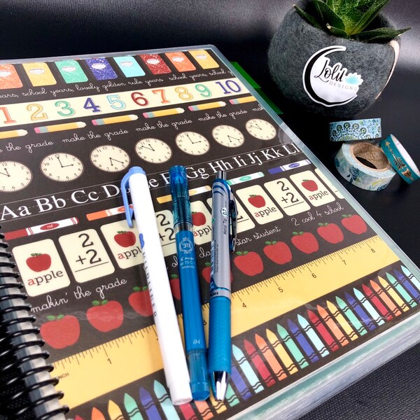 Teacher Lesson Plan Template Vertical Etsy