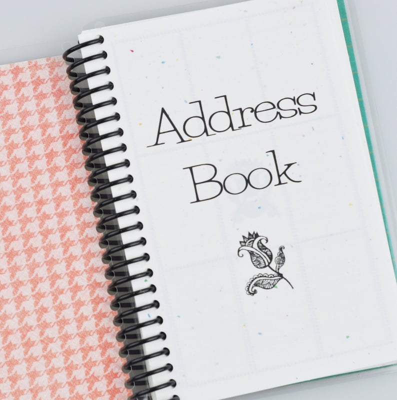 Small Address Book Etsy