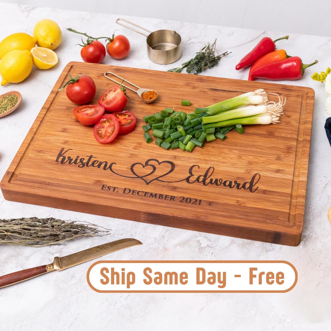 Personalized Cutting Board Wedding Giftnull